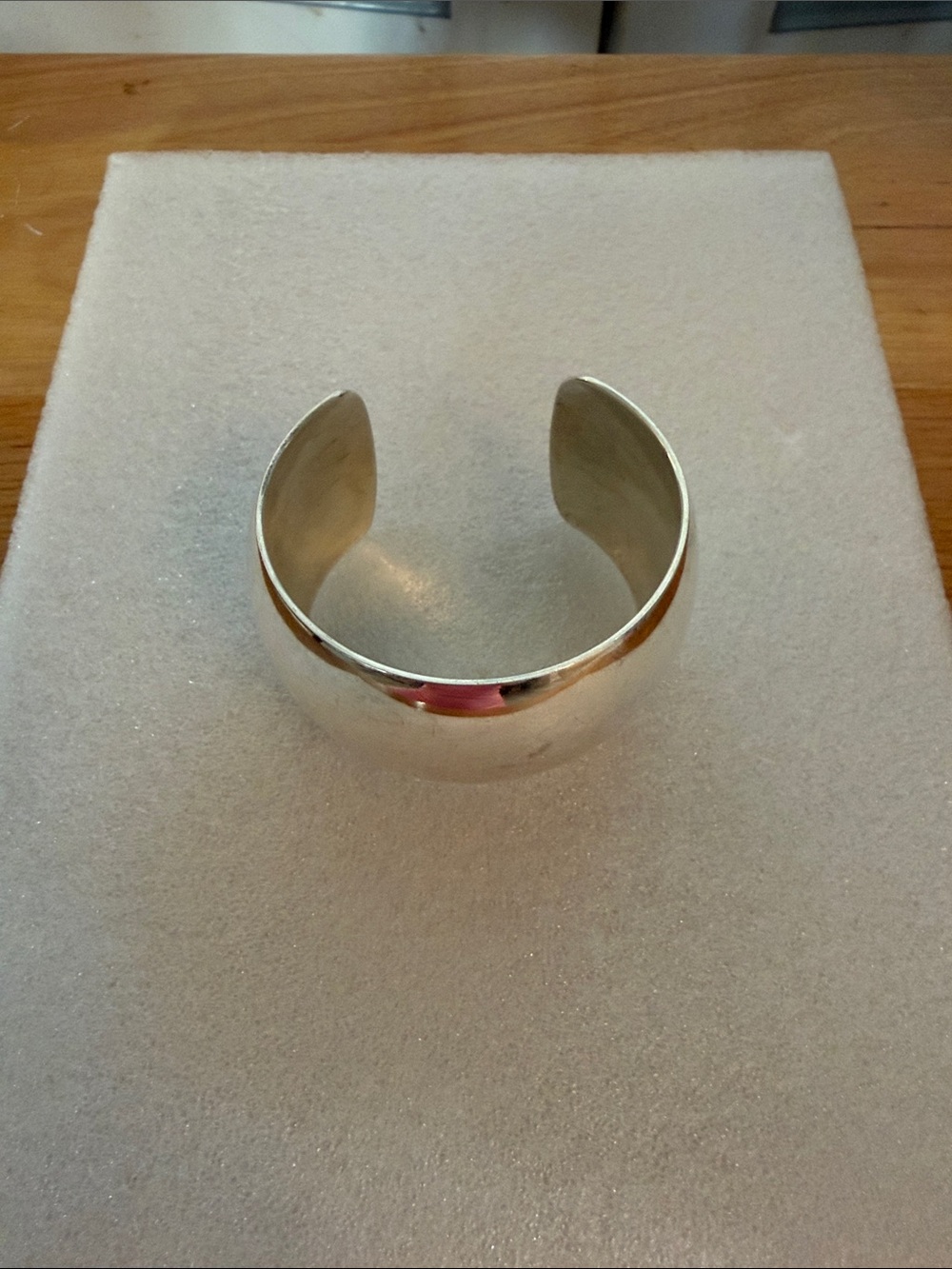 Anton Michelson Extra Wide Silver Classic Open Cuff Bracelet